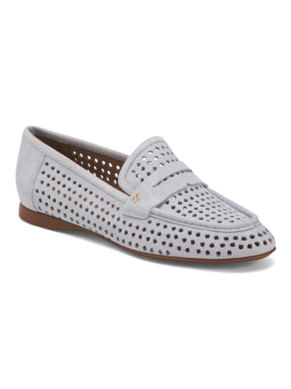 NATURALIZER PREMIUM Suede Bloom Perforated Comfort Flats